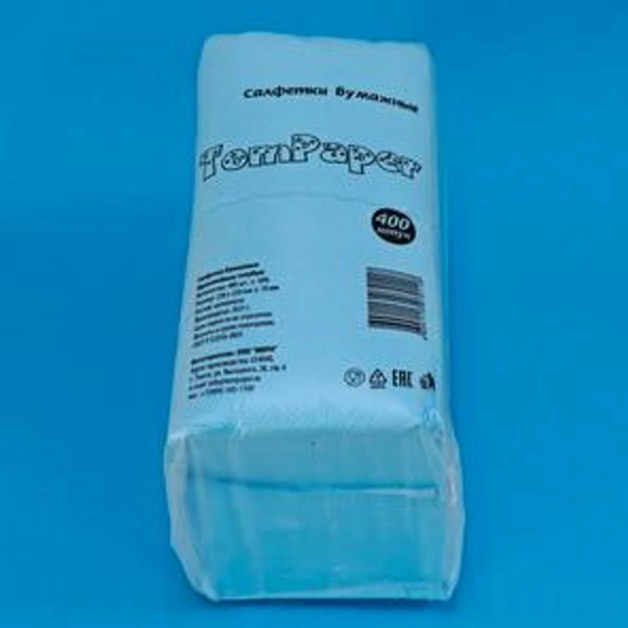 Салфетка TomPaper цветная 400шт 1уп