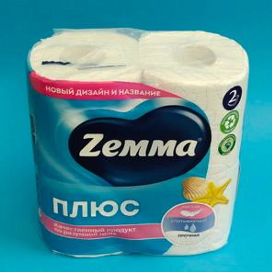 Т/б Zeмма 2-х сл. 4 рул. 1уп