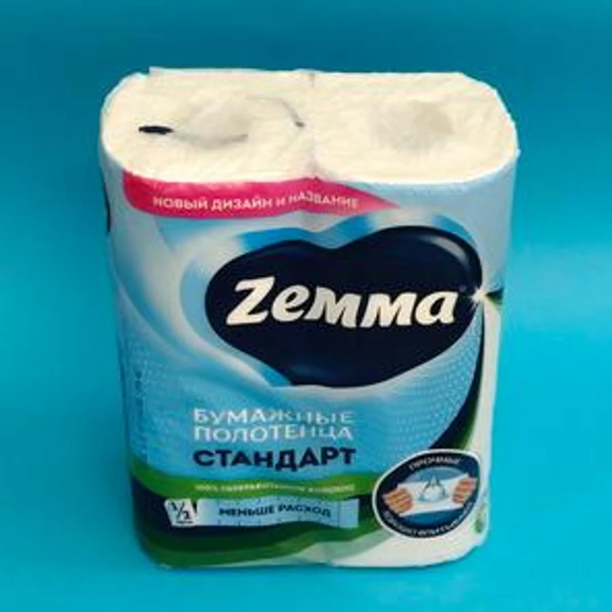 Полотенце бум. Zеммa 2рул 1уп